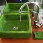 Design Waschbecken Badezimmer - Bemalte Originelle Aufsatz Waschbecken
